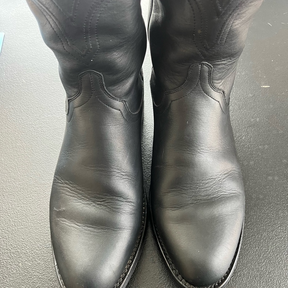 Tecovas Jake Midnight Black size 9EE